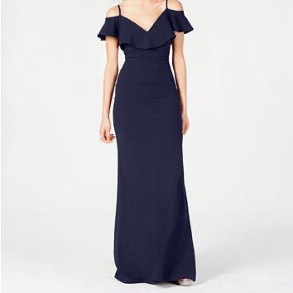 Navy Emerald Sundae Formal Dress (Medium)